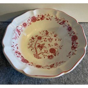 1 Vintage Serving Bowl from Korea  Chip on Back  8''    #1377